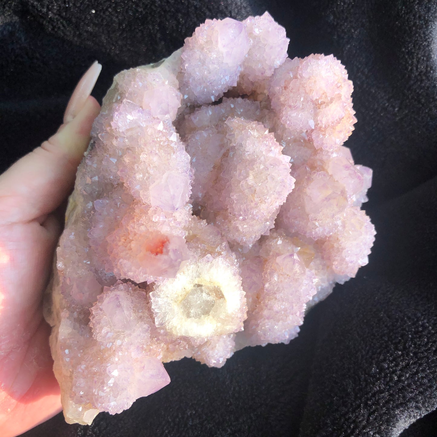 Rare XL Amethyst Spirit Quartz Cluster