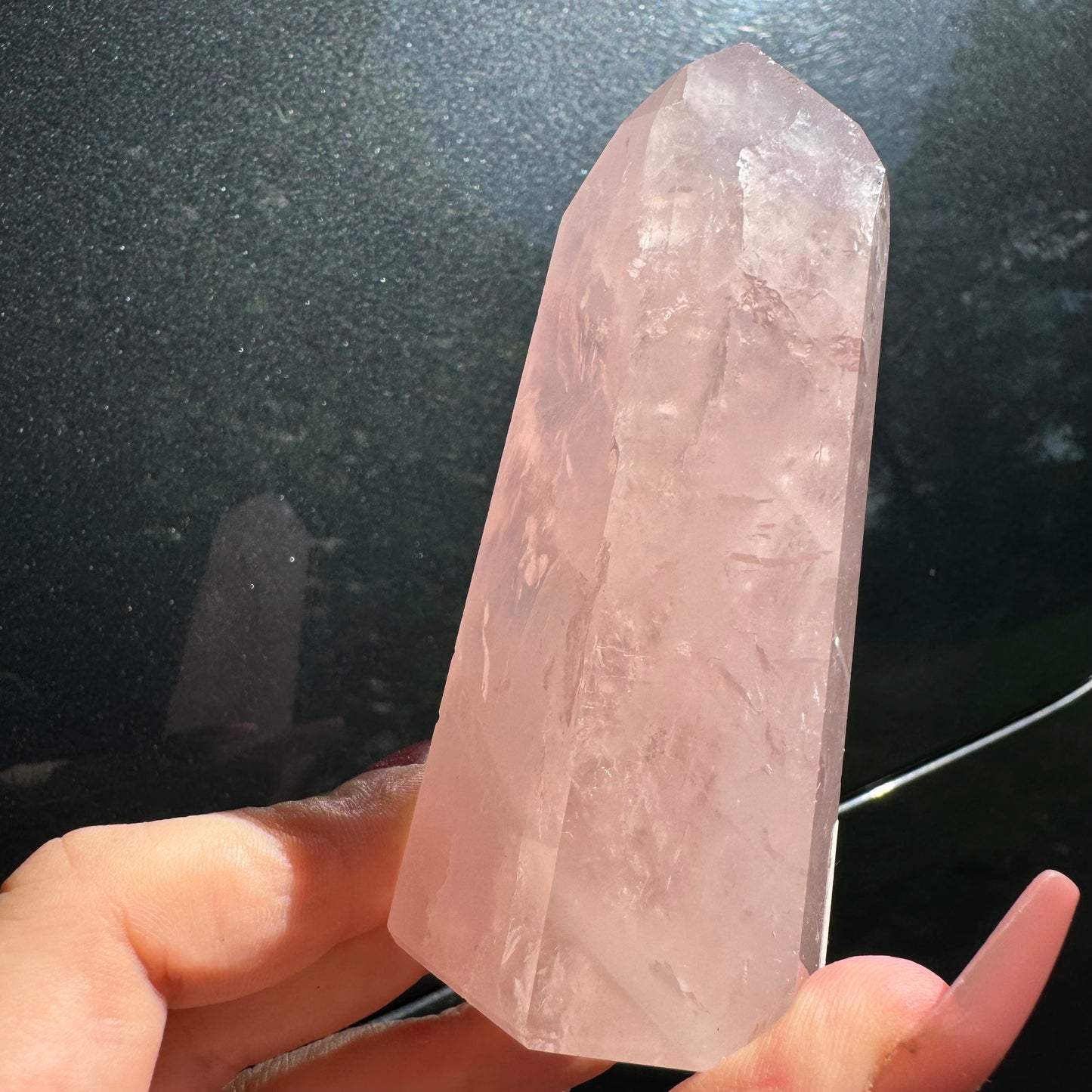 High Quality Rose Quartz Tower from Brazil