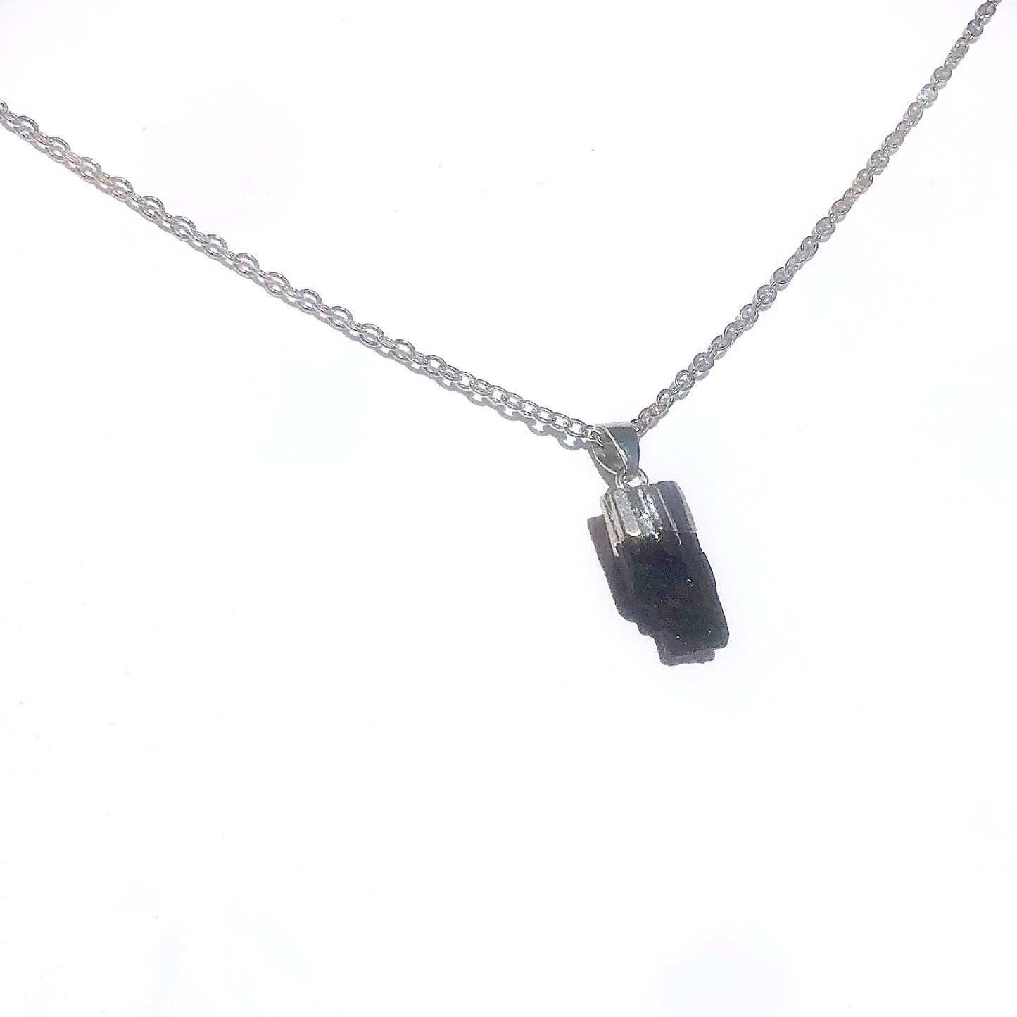 Natural Black Tourmaline Necklace