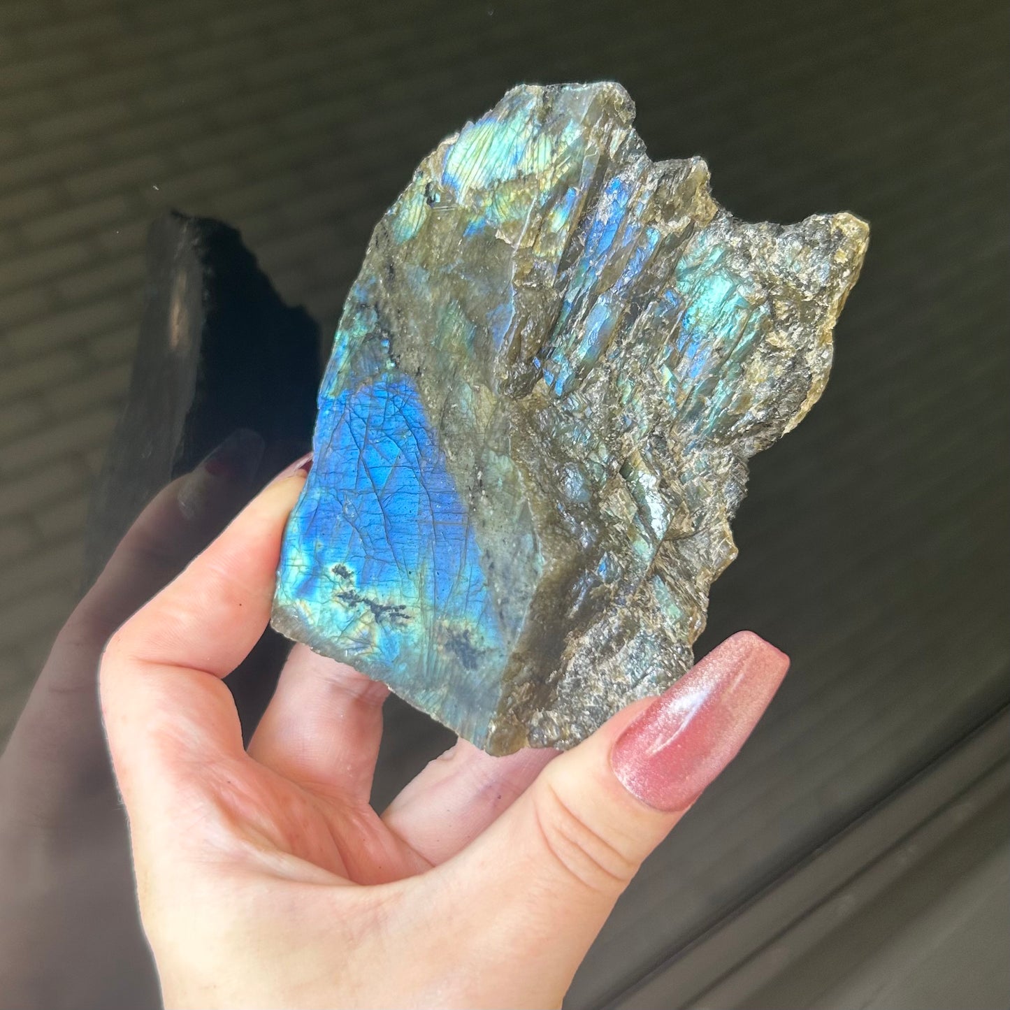 Flashy Labradorite Chunk from Madagascar