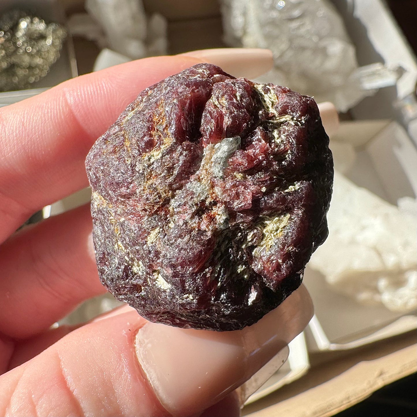 Natural Rough Red Garnet from Brazil