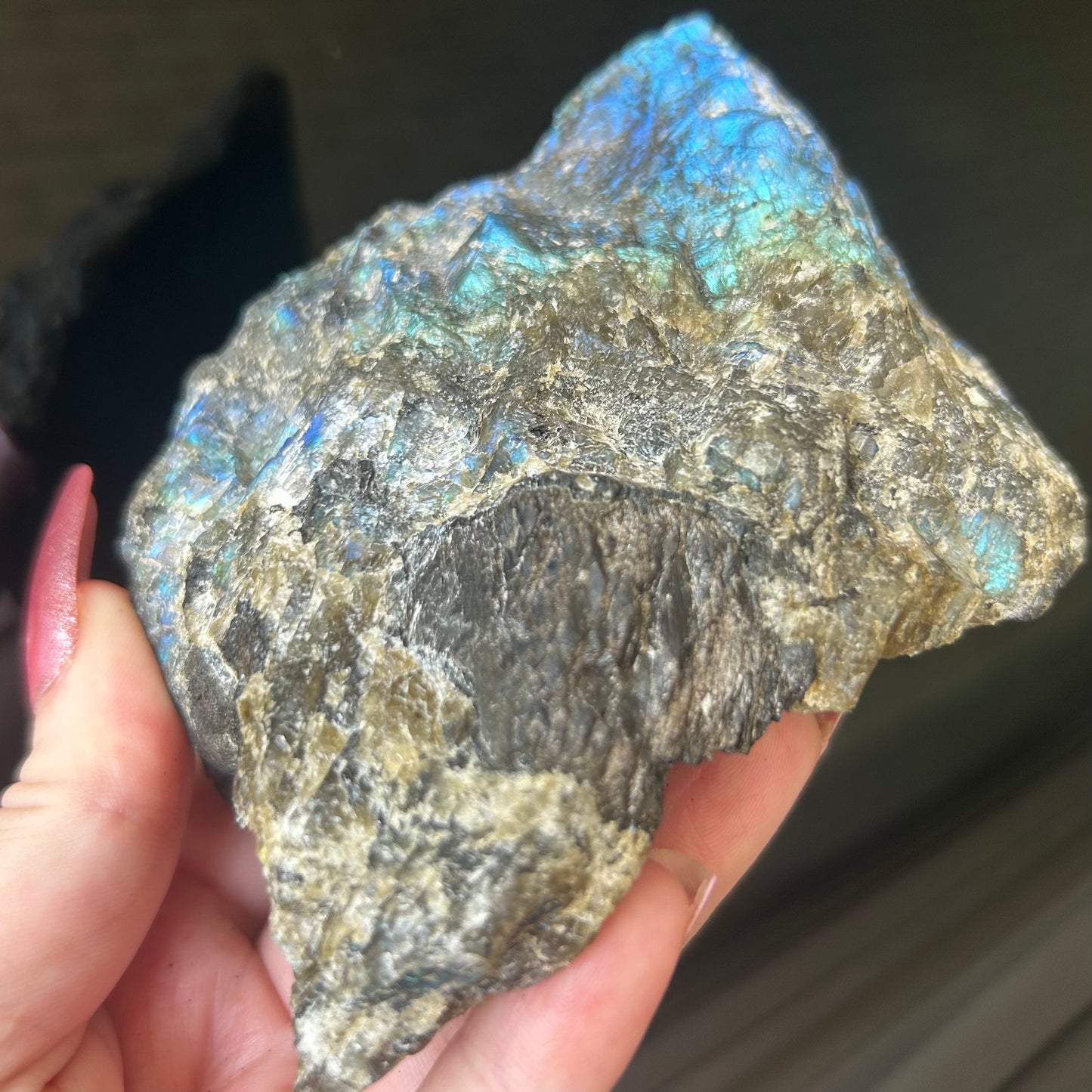 Flashy Labradorite Chunk from Madagascar