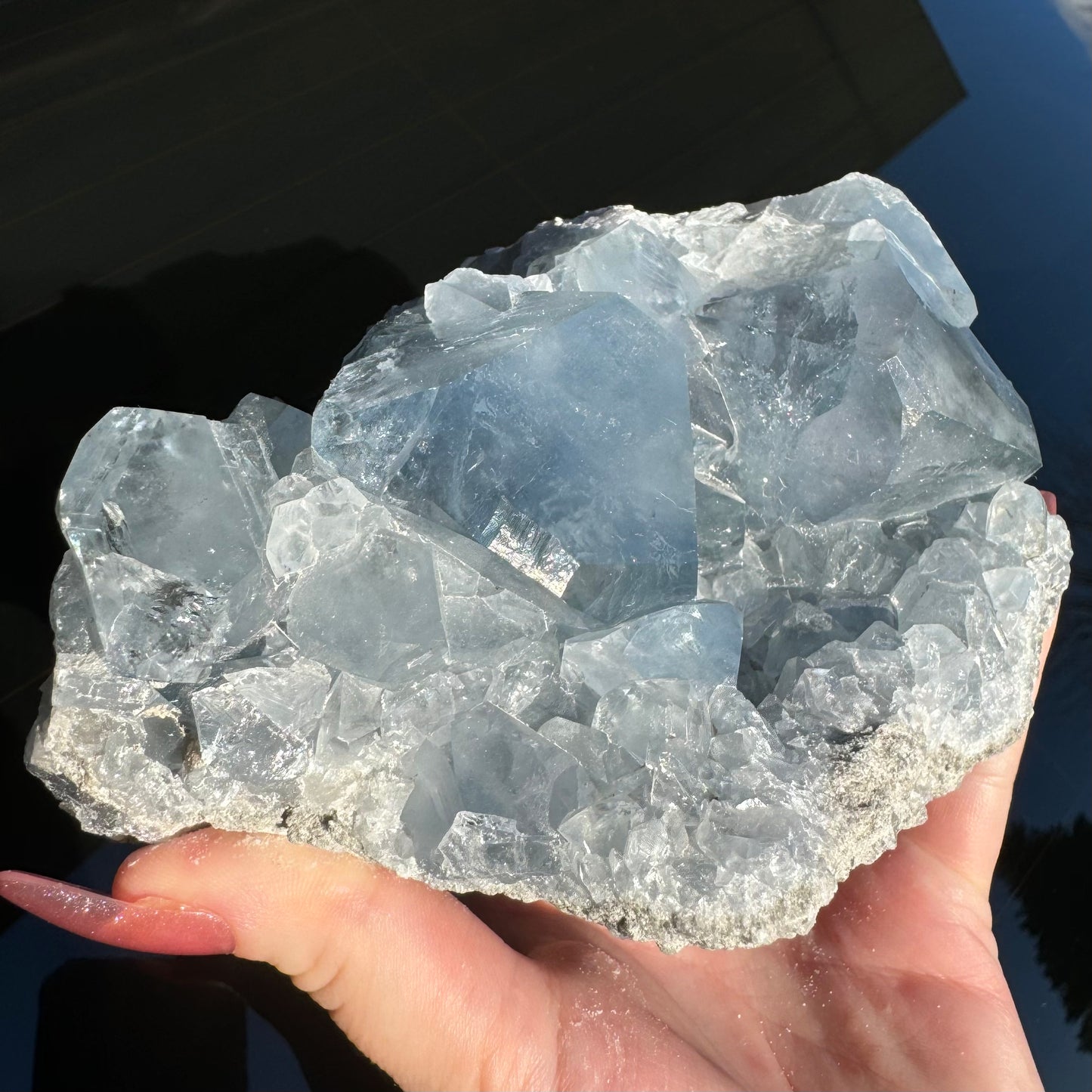 High Quality Large Celestite Cluster