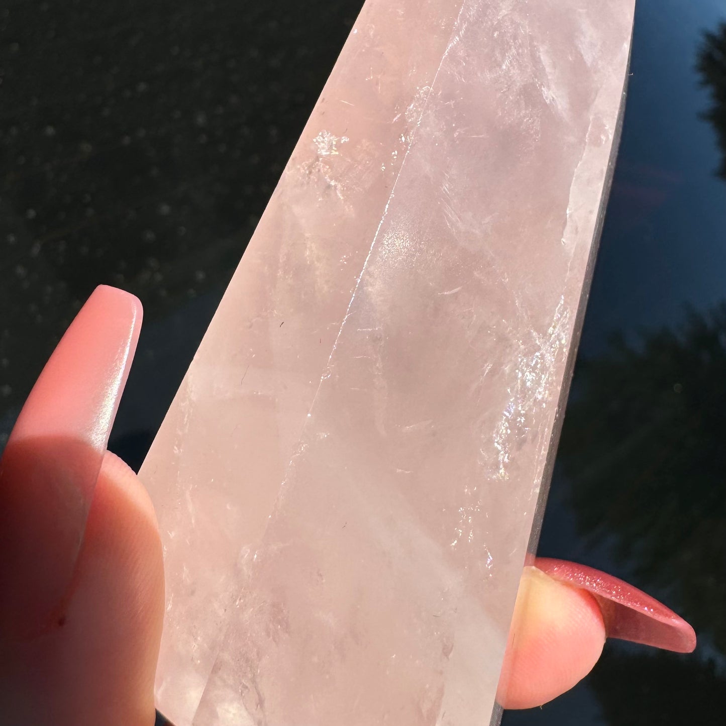 High Quality Rose Quartz Tower from Brazil