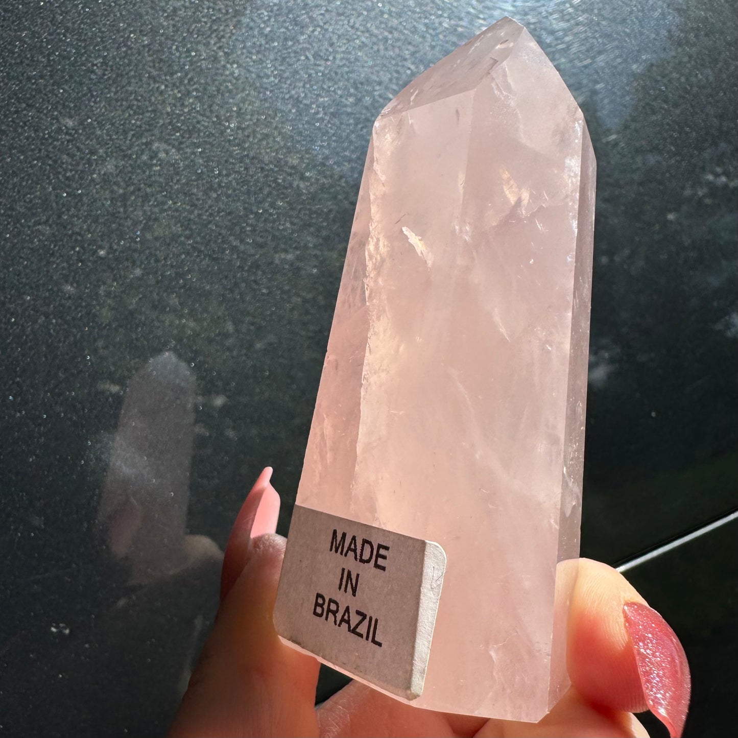 High Quality Rose Quartz Tower from Brazil