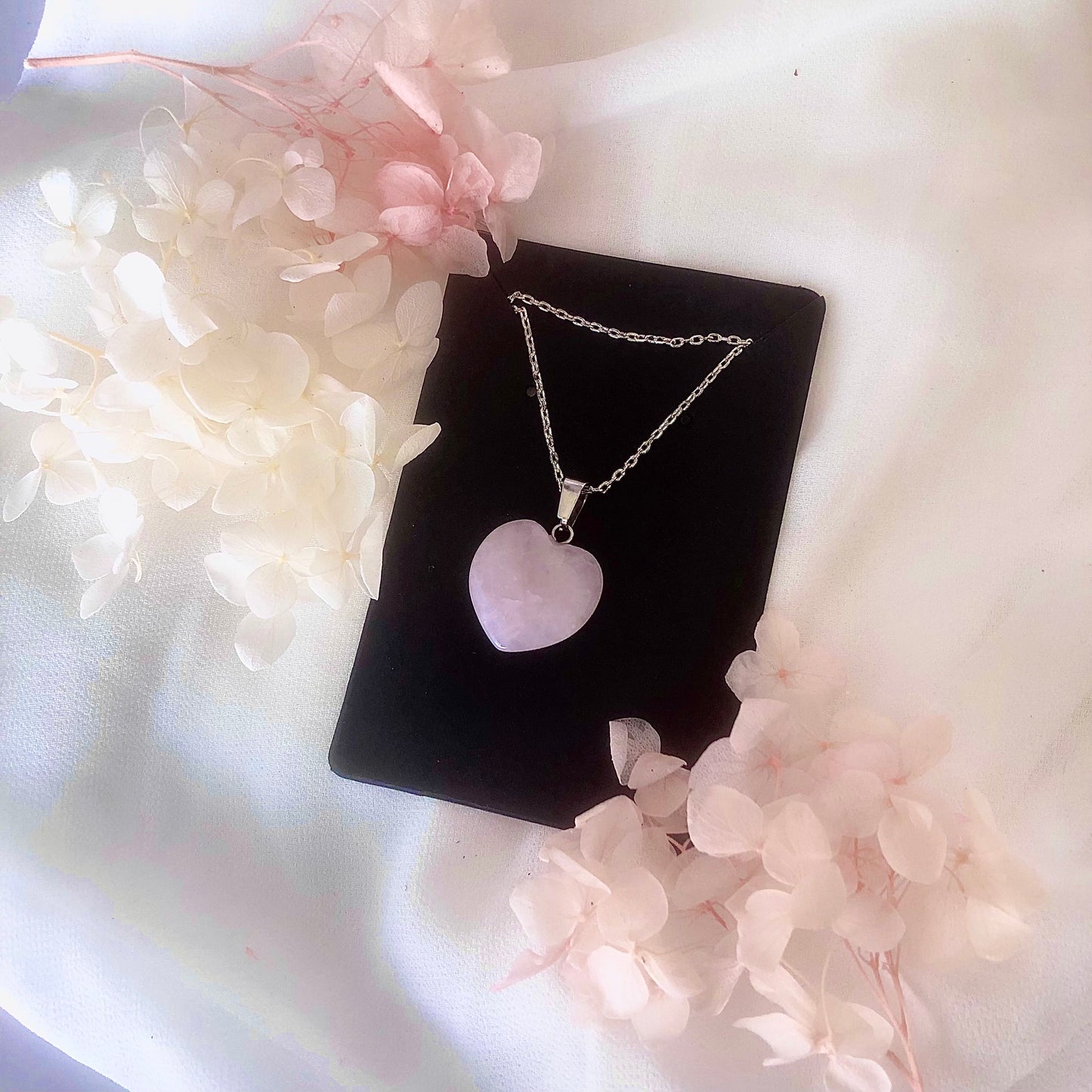 Unconditional Love - Rose Quartz Heart Necklace