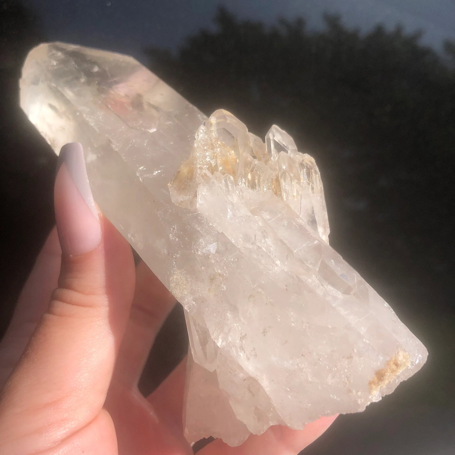 Large Natural Clear Quartz Point