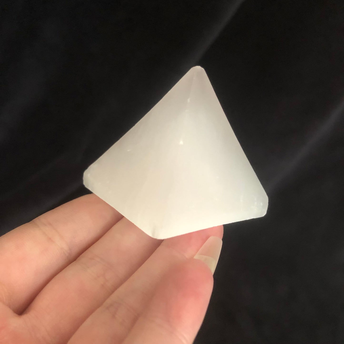 Small Selenite Pyramid