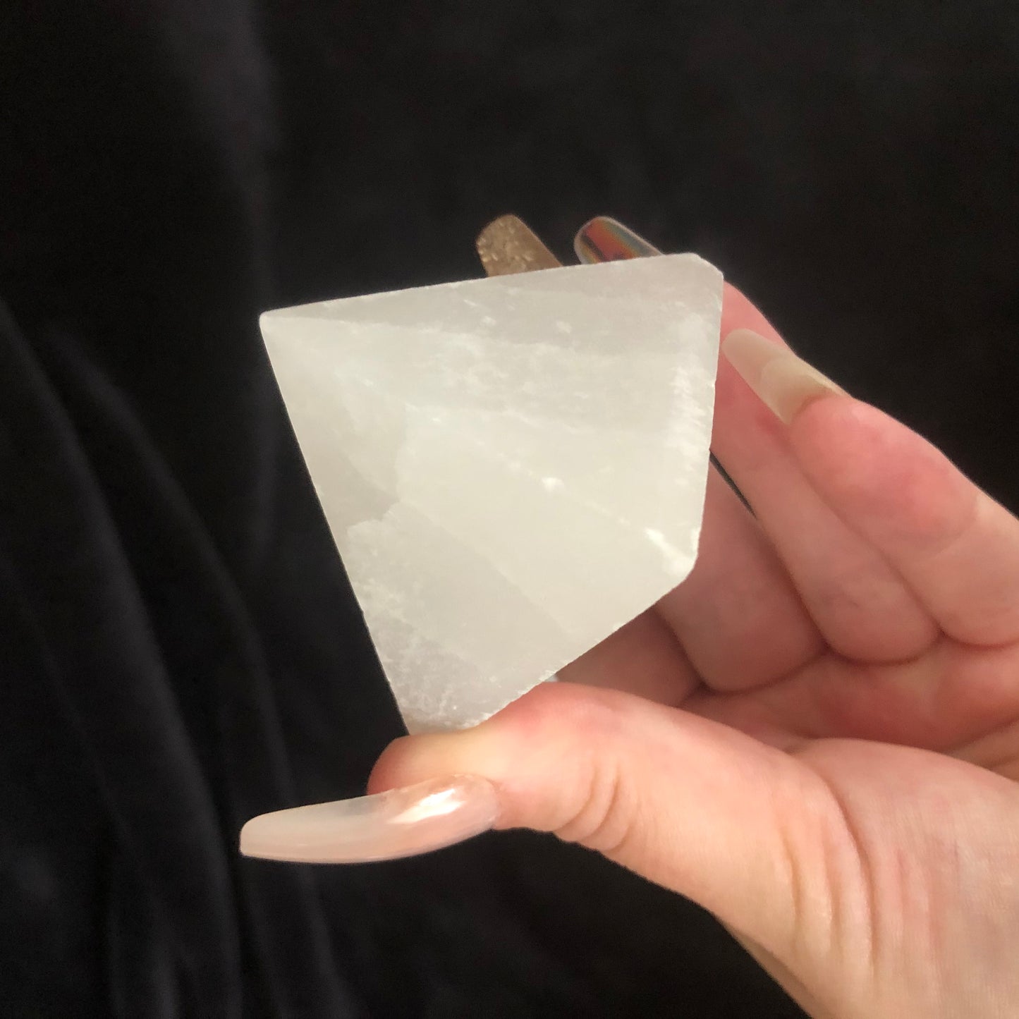 Small Selenite Pyramid