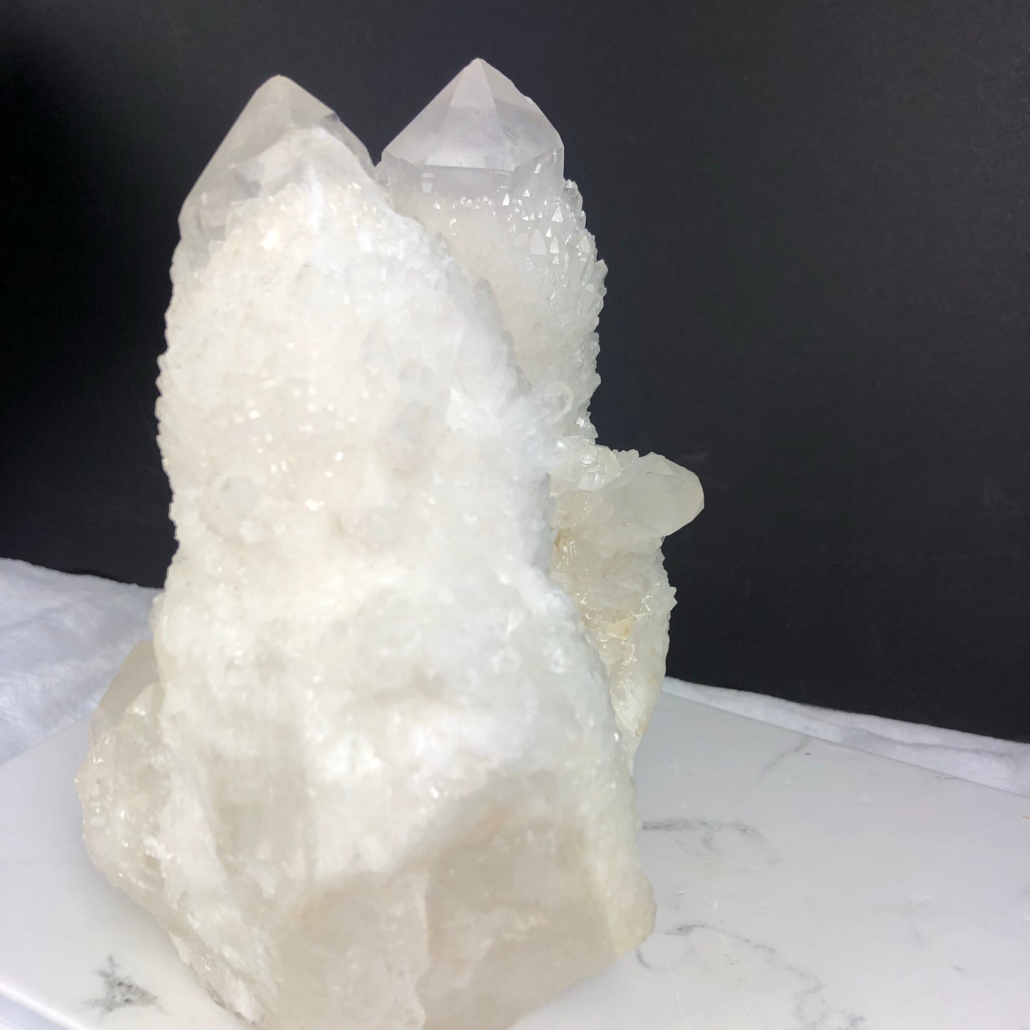 XL Sparkly Sugar Quartz Cluster