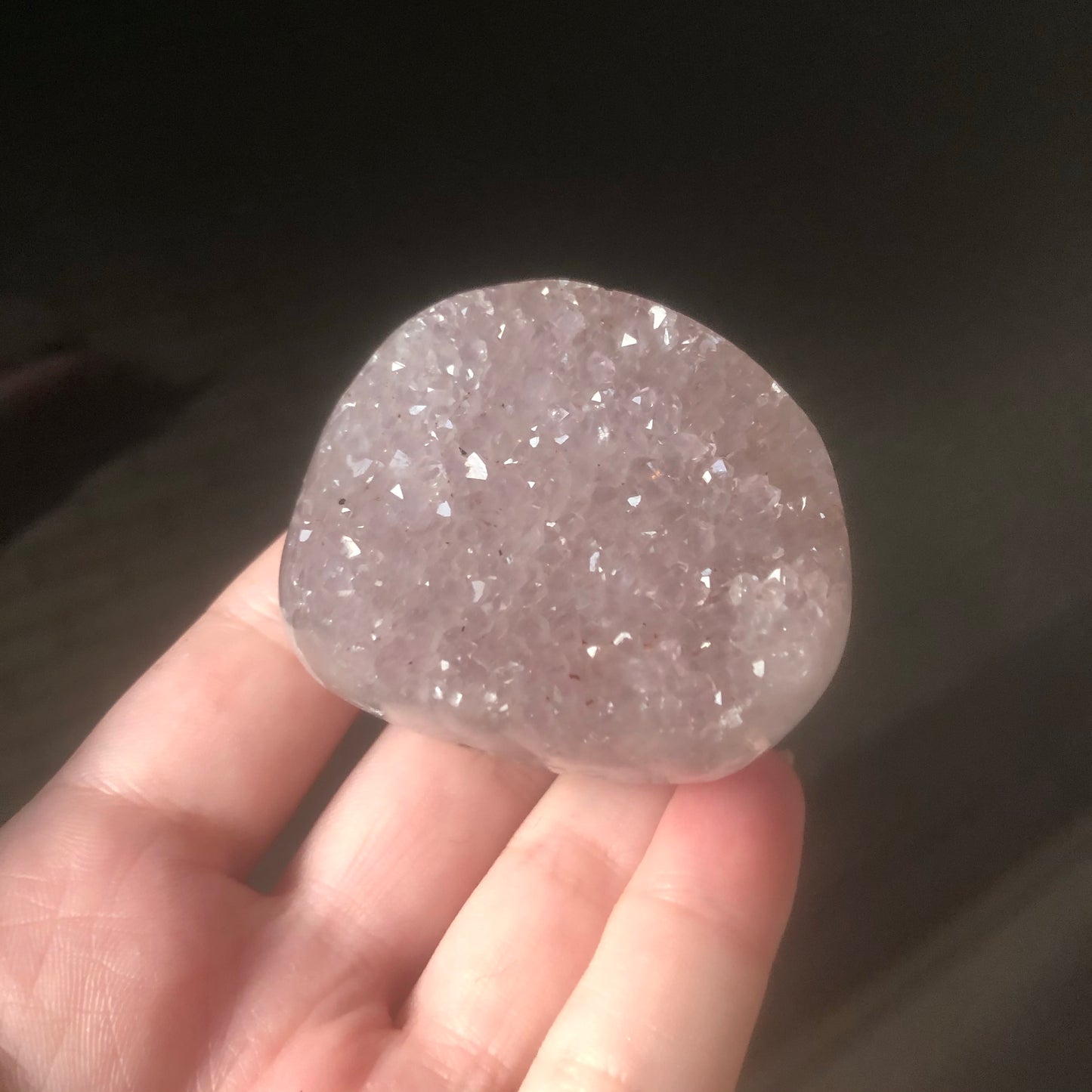 Druzy Amethyst Palmstone