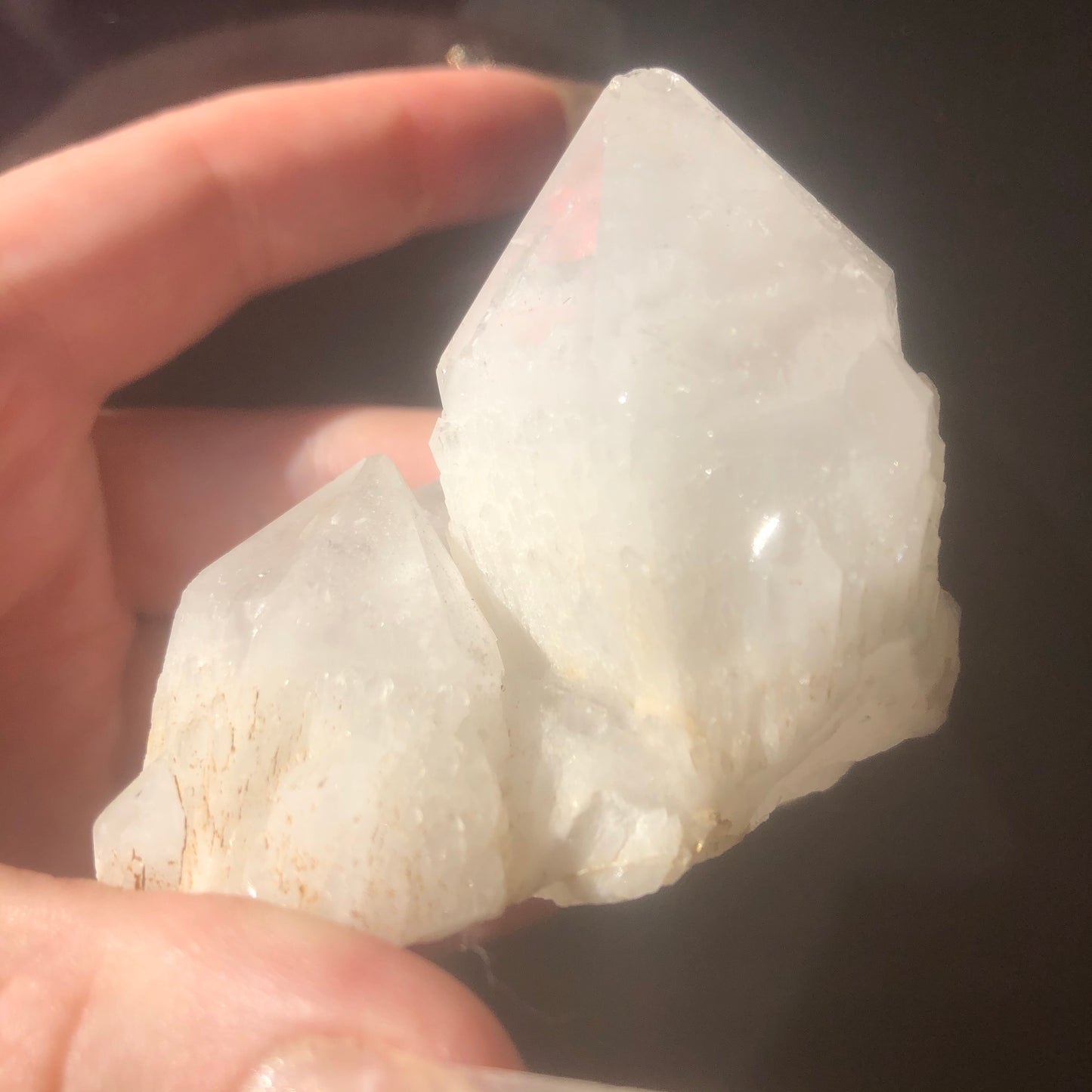 White Sugar Quartz Cluster