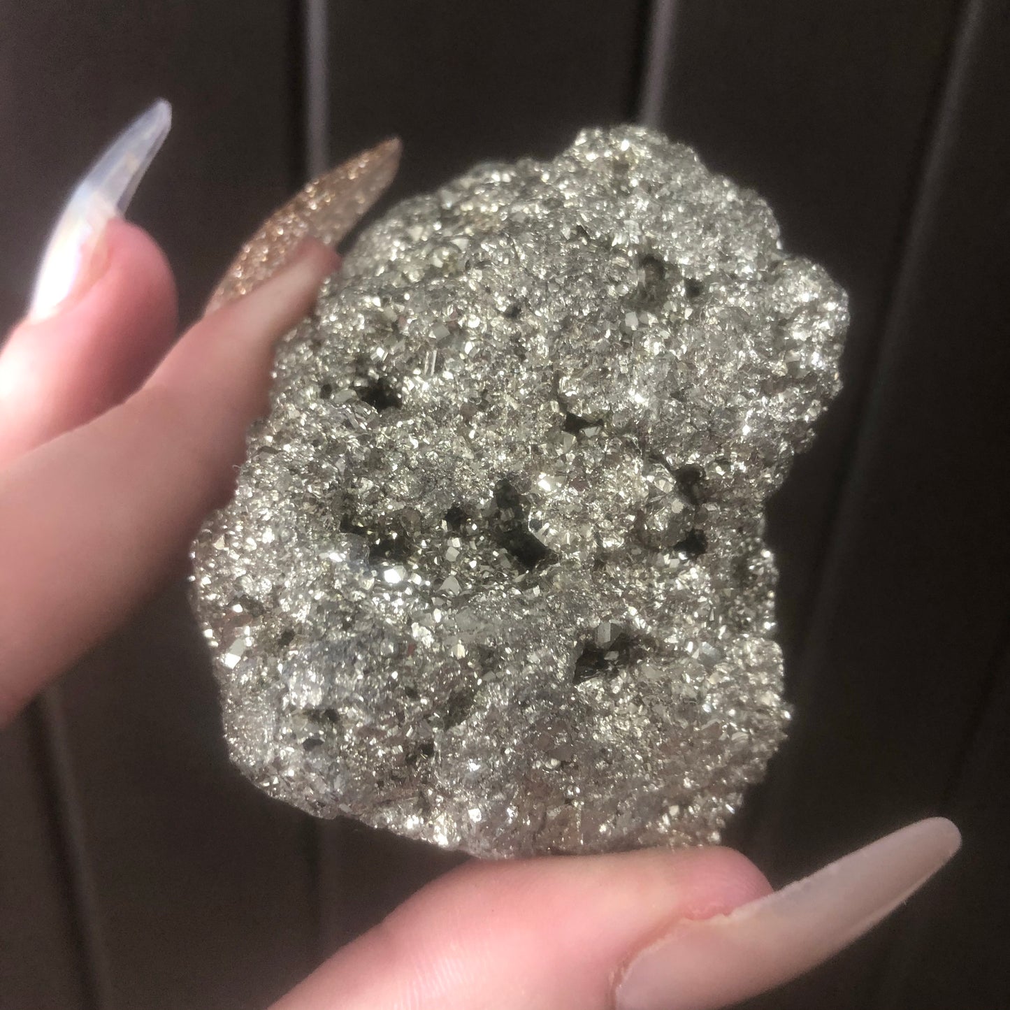 Natural Genuine Pyrite Cluster from Peru