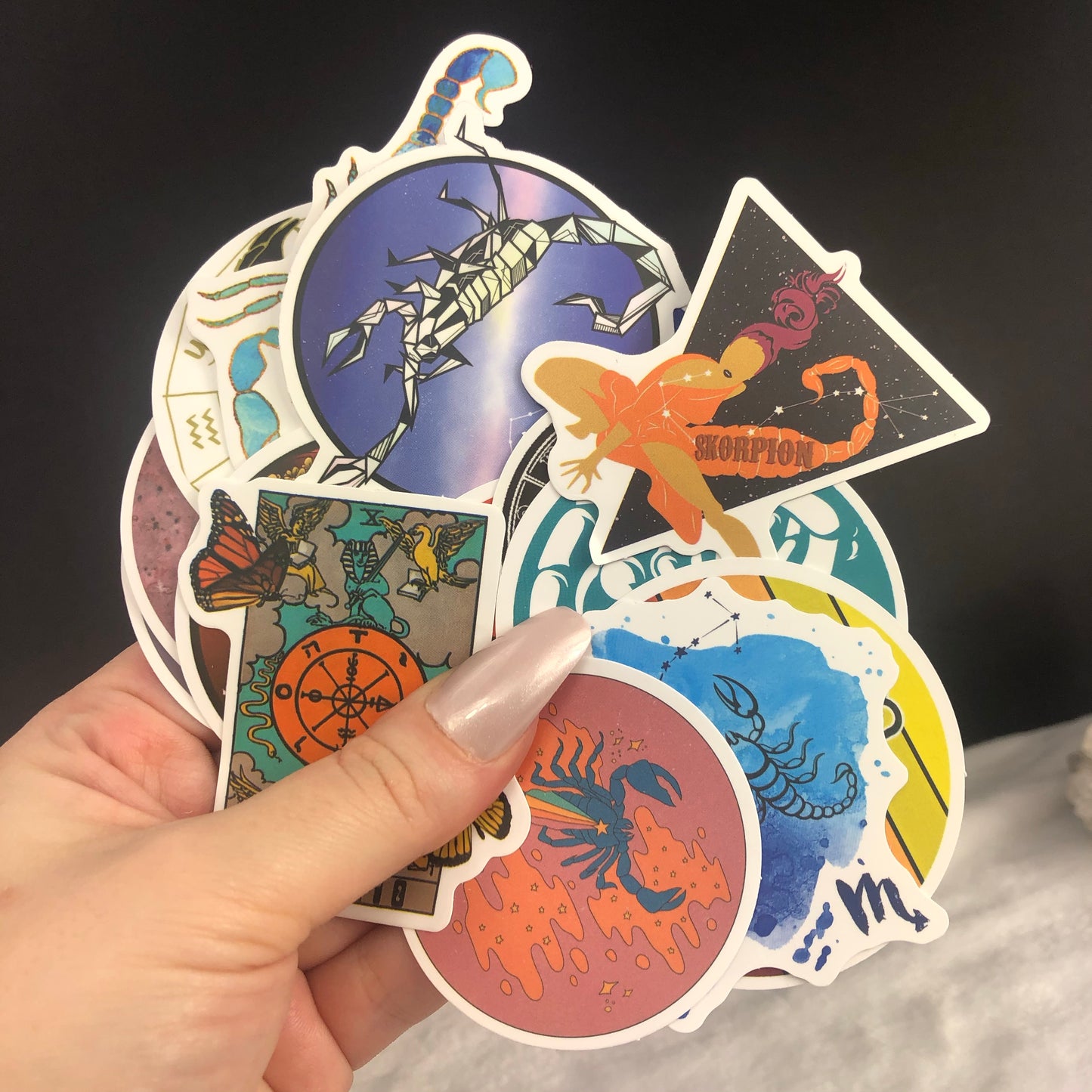 Scorpio Horoscope Sticker Mix -5Pcs