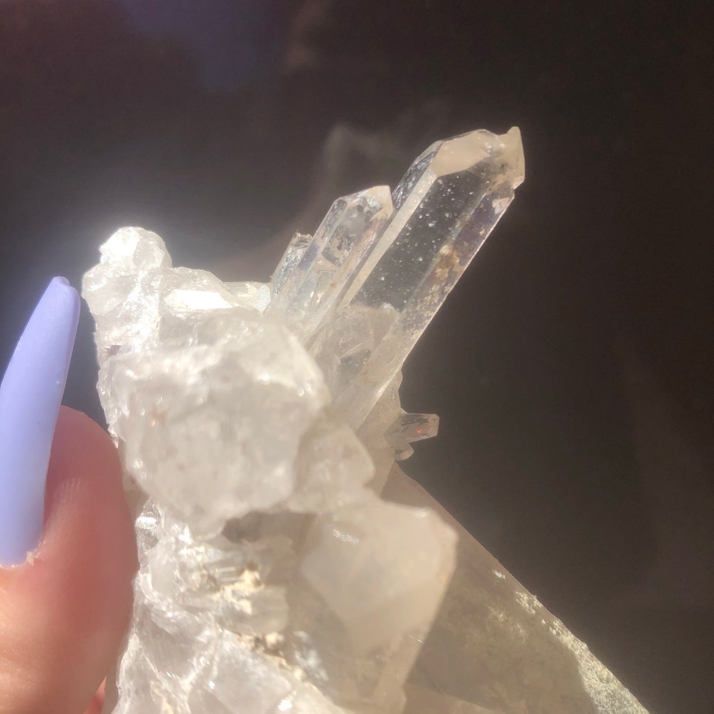 Natural Clear Quartz Crystal Cluster