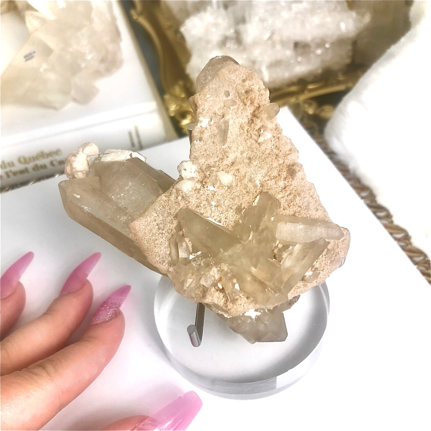 RARE - Natural Double Terminated Citrine Specimen from Brazil