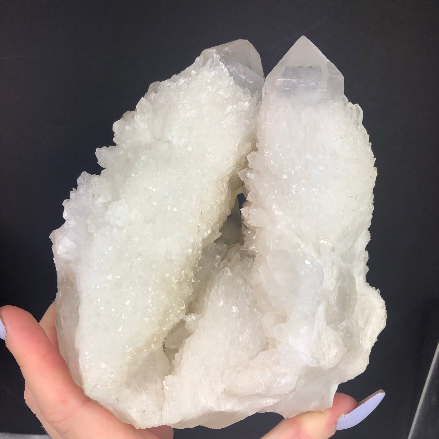 XL Sparkly Sugar Quartz Cluster