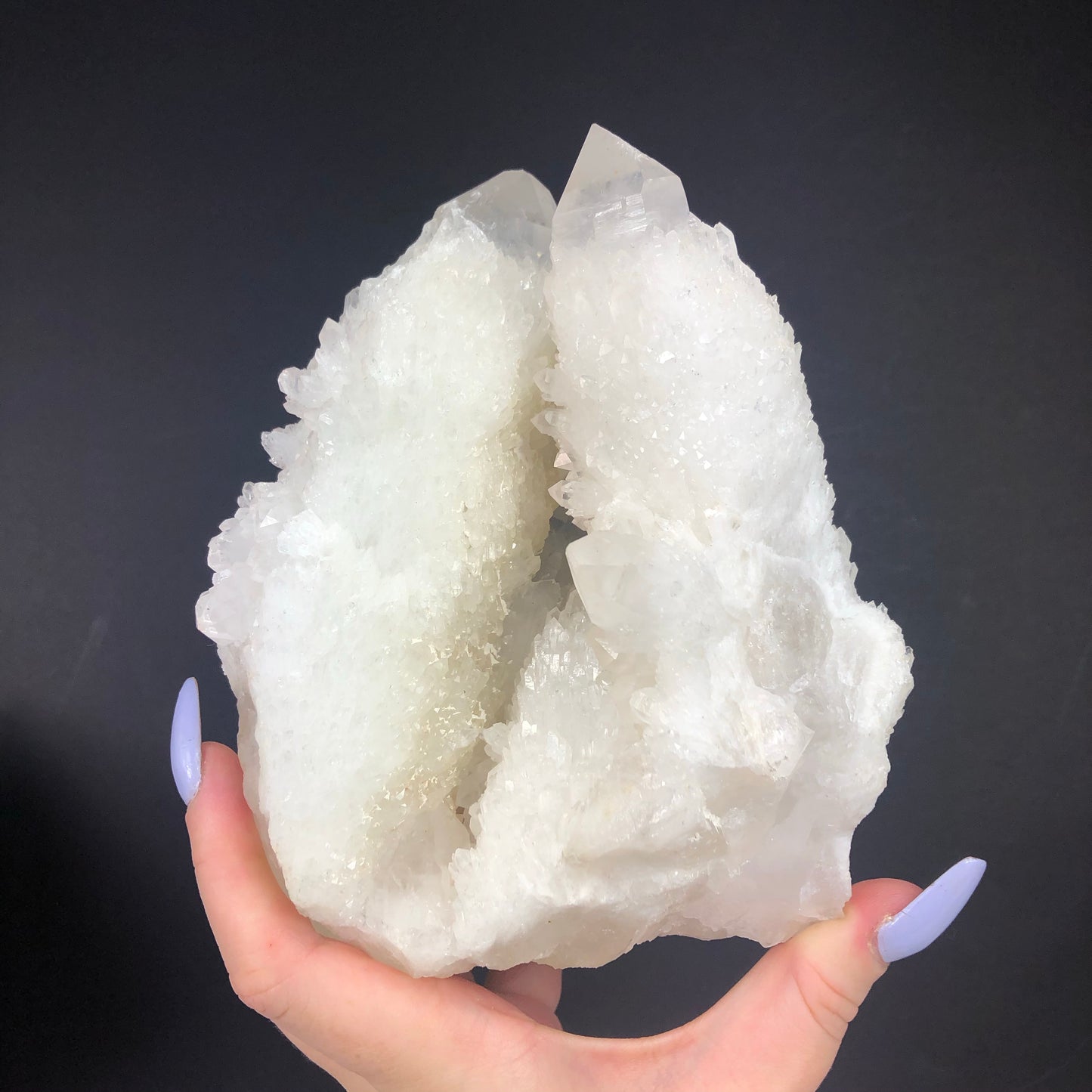 XL Sparkly Sugar Quartz Cluster