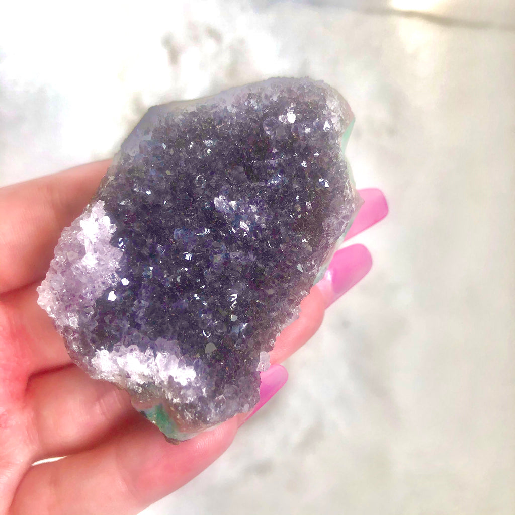 Natural Dark Purple Amethyst Cluster