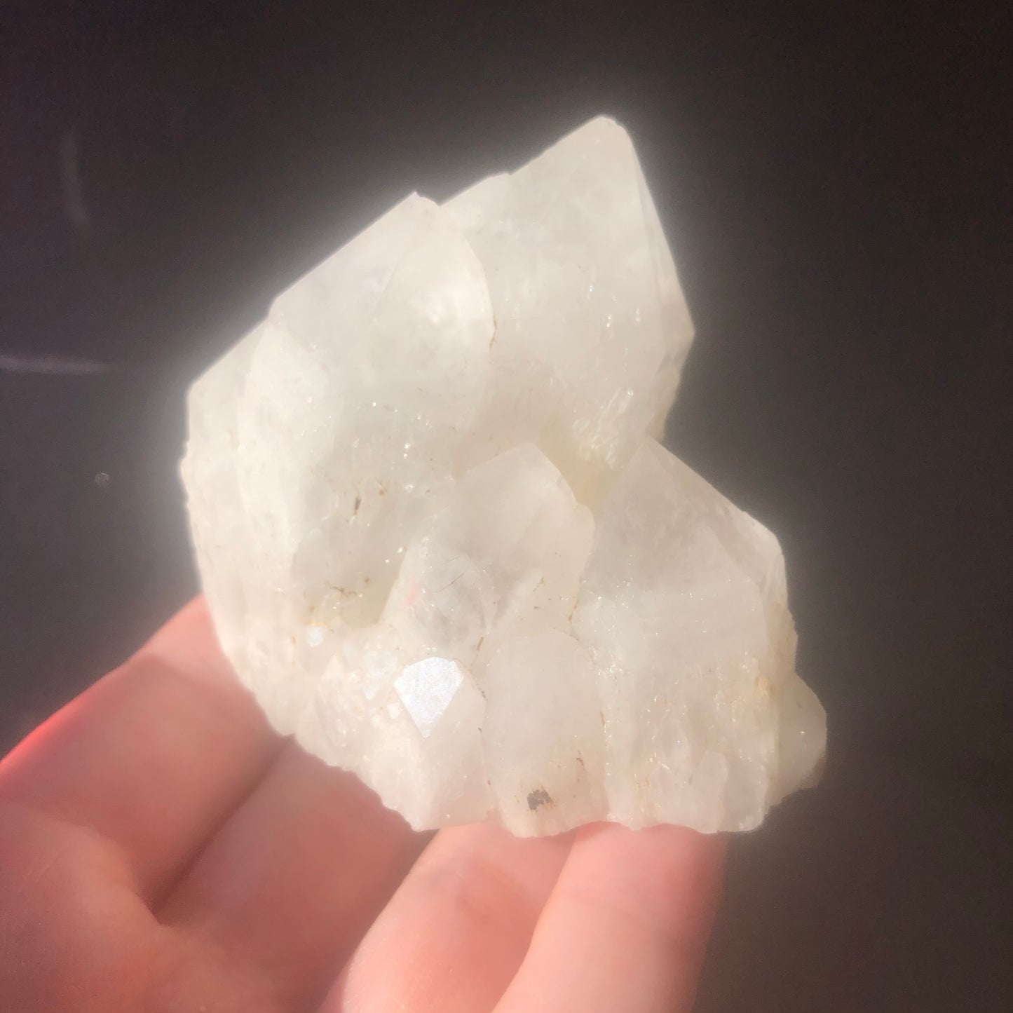 White Sugar Quartz Cluster