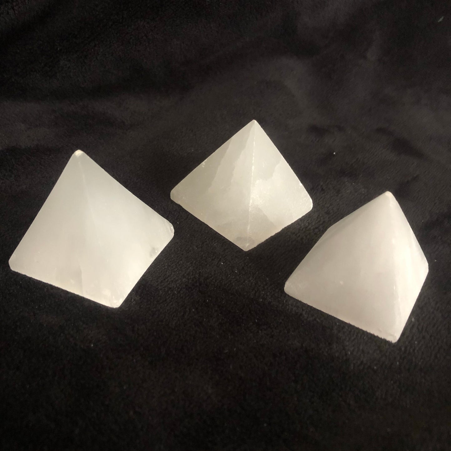 Small Selenite Pyramid