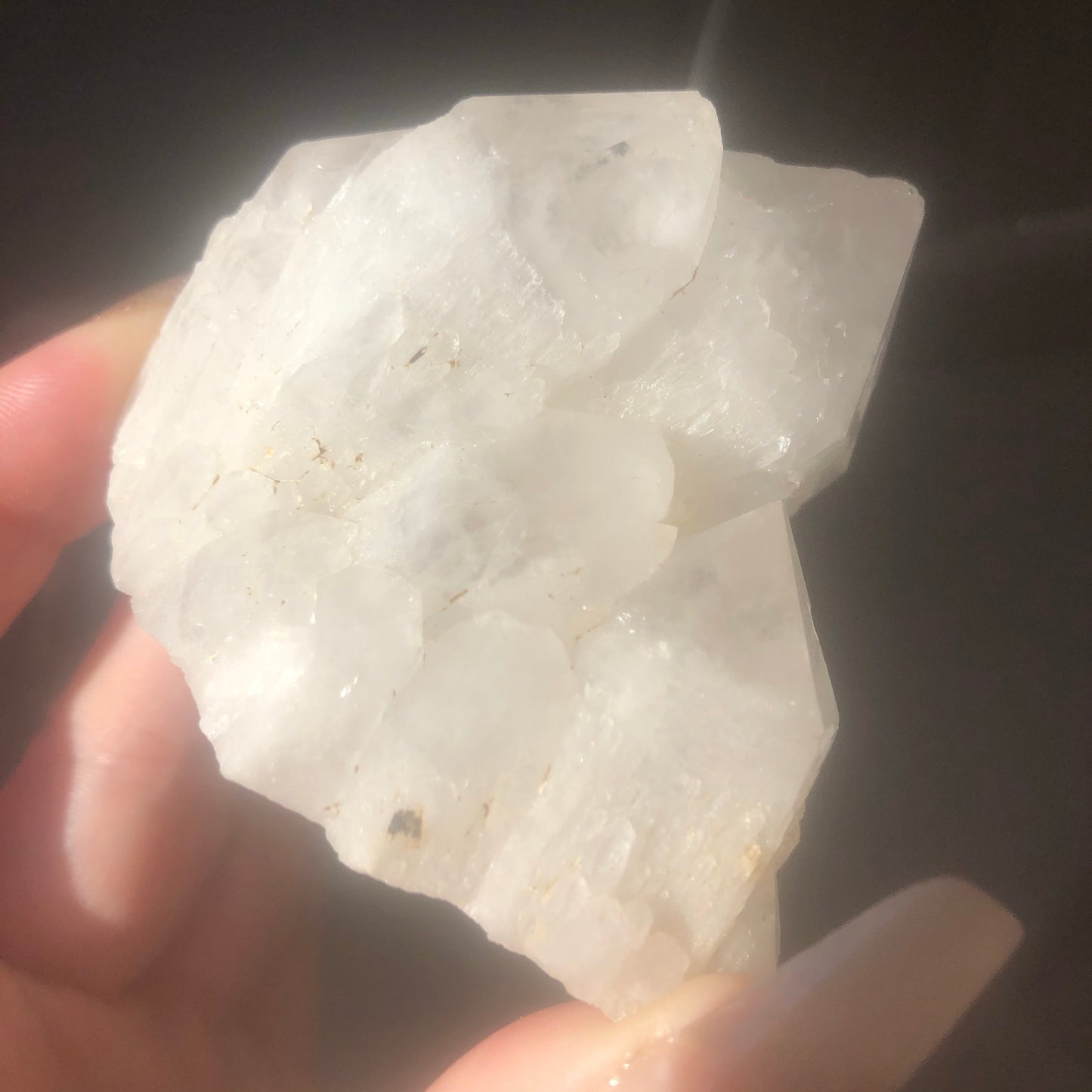 White Sugar Quartz Cluster