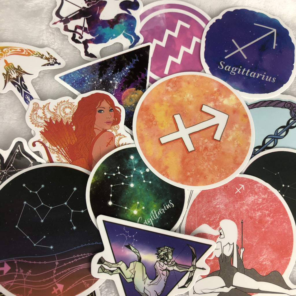 Sagittarius Horoscope Sticker Mix - 5Pcs