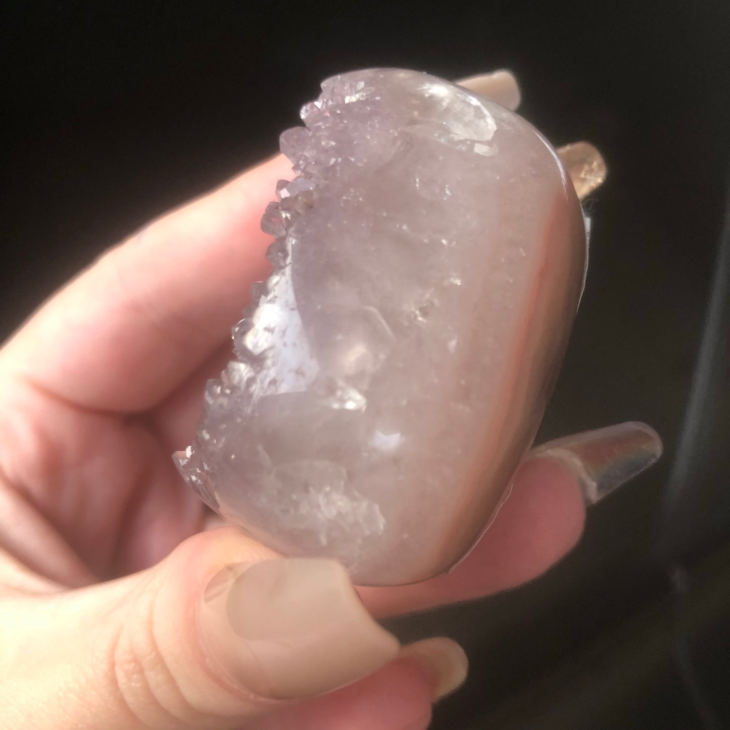 Druzy Amethyst Palmstone