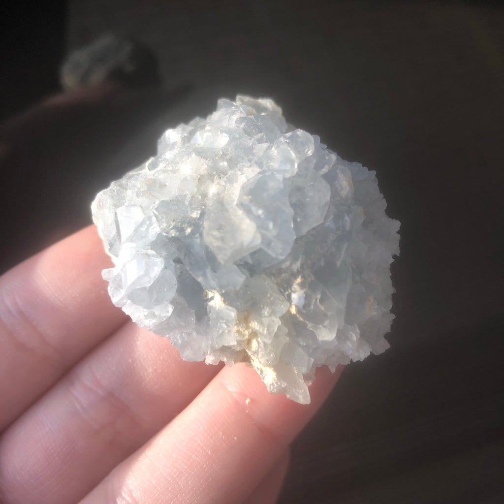 Raw Blue Celestite Crystal Cluster