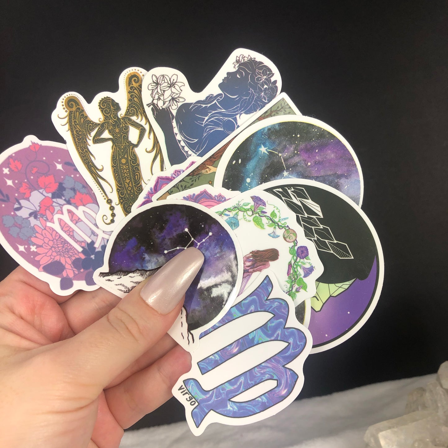 Virgo Horoscope Sticker Mix - 5Pcs