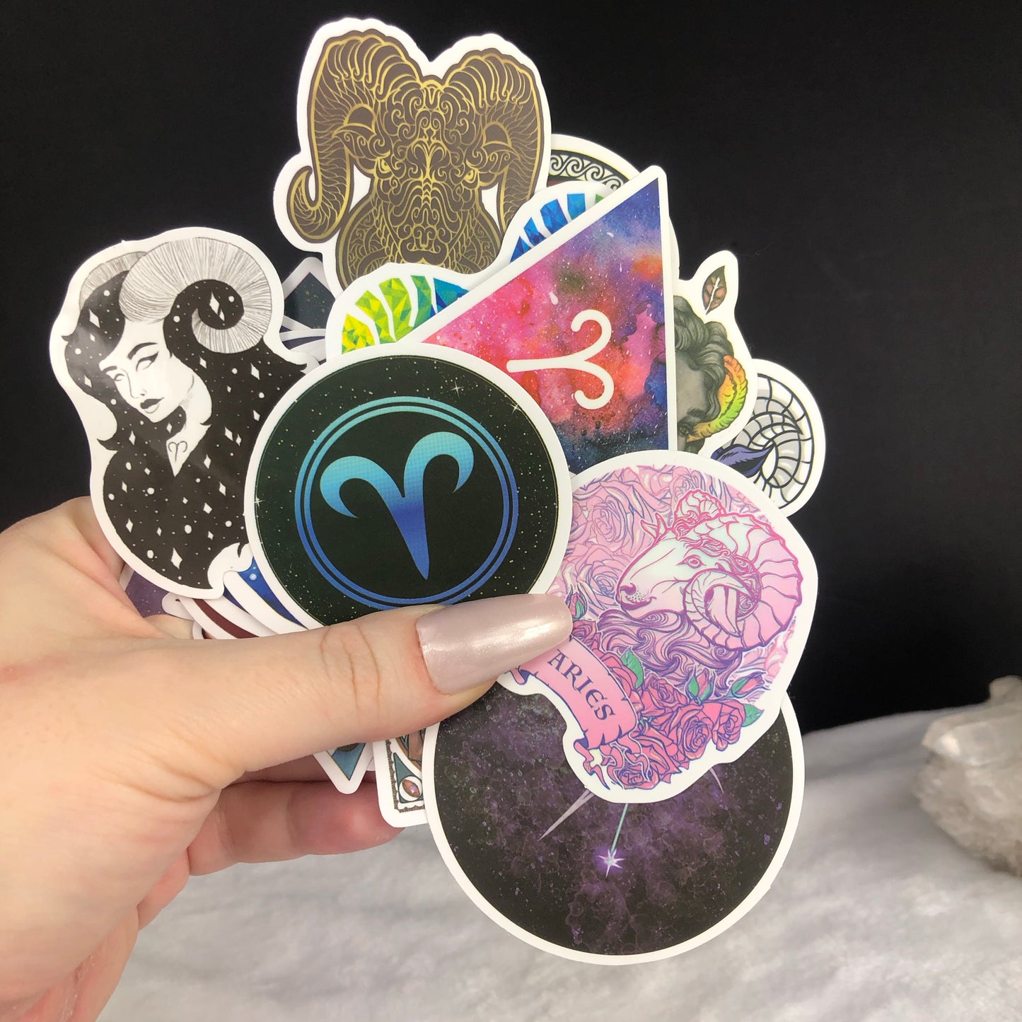 Aries Horoscope Sticker Mix - 5Pcs