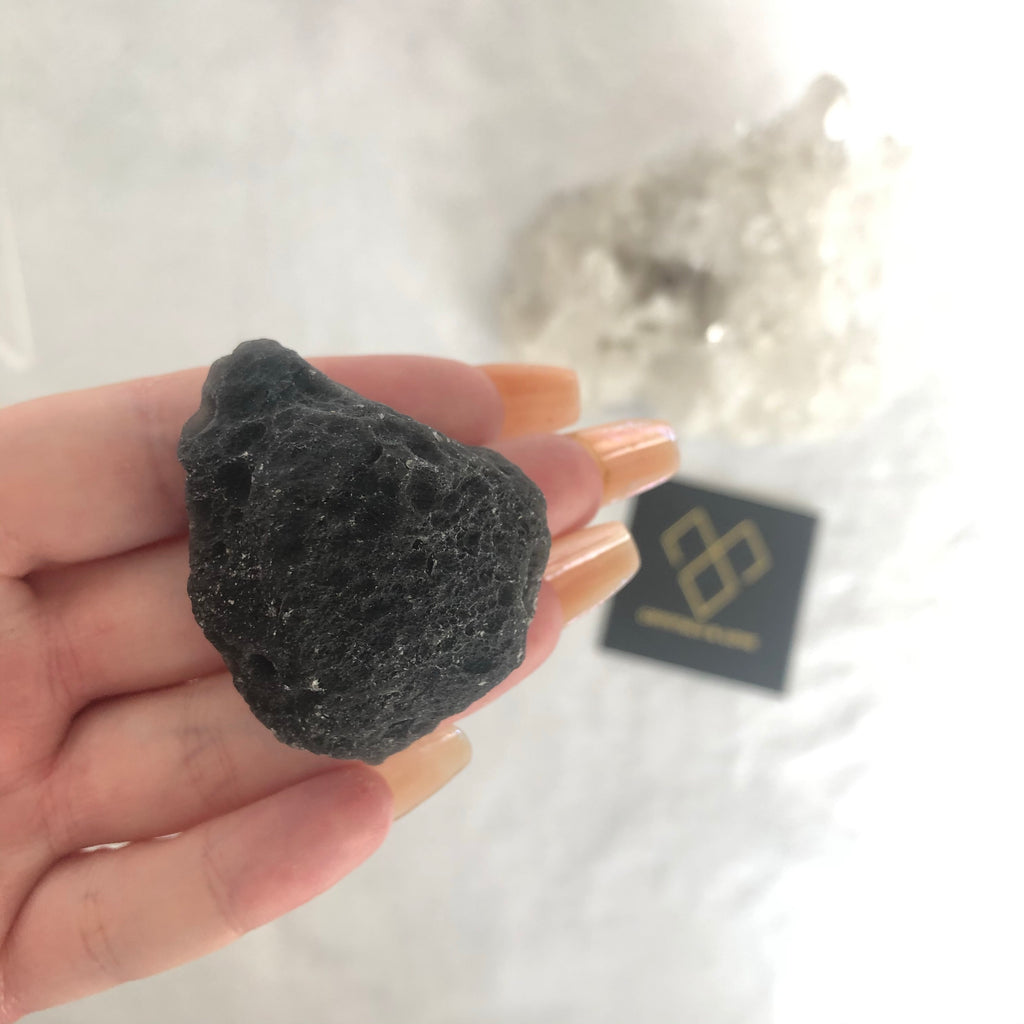 100% Authentic Agni Manitite - Meteorite Tektite from Java River
