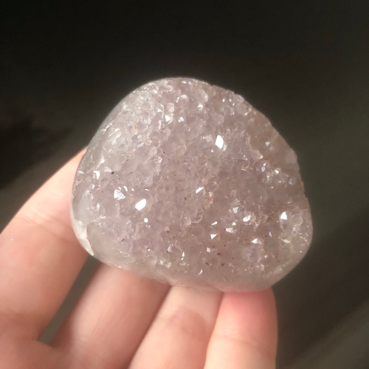 Druzy Amethyst Palmstone