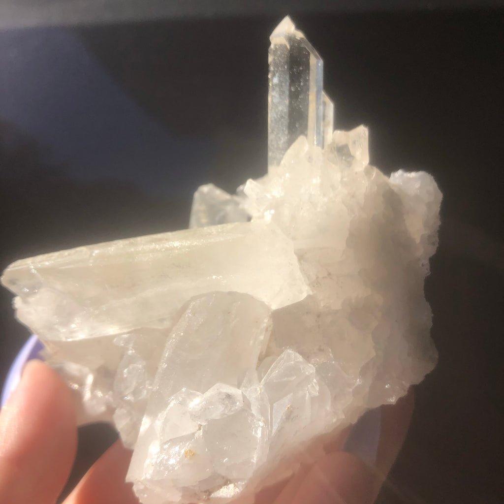Natural Clear Quartz Crystal Cluster