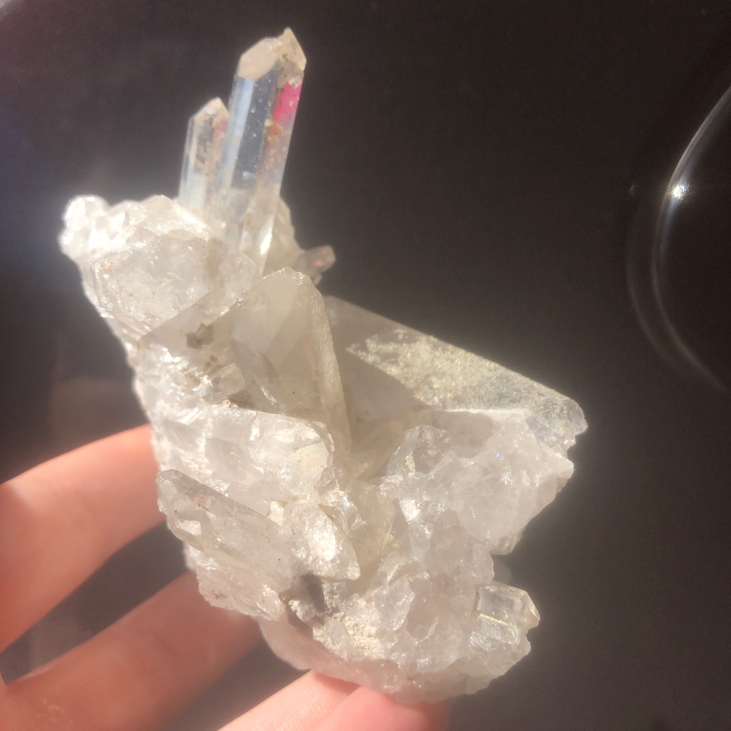 Natural Clear Quartz Crystal Cluster